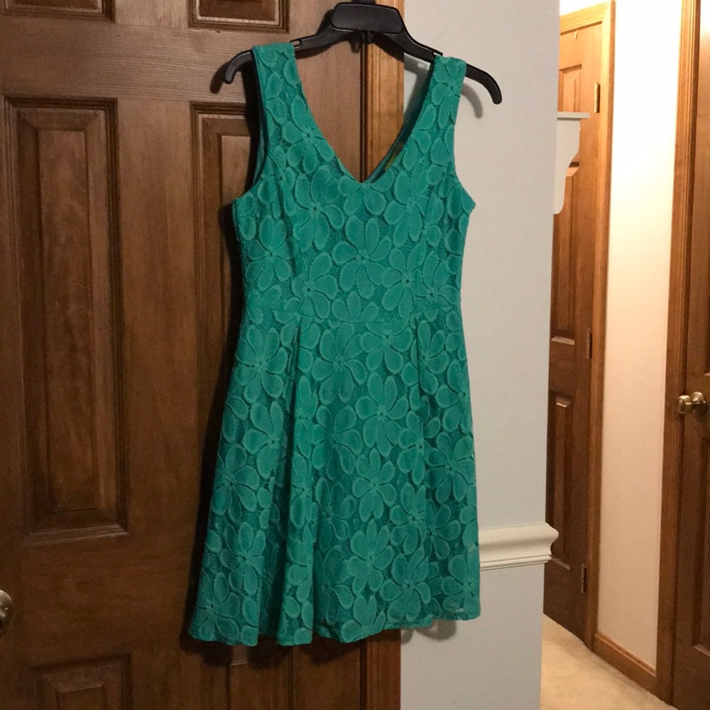 Teal dress